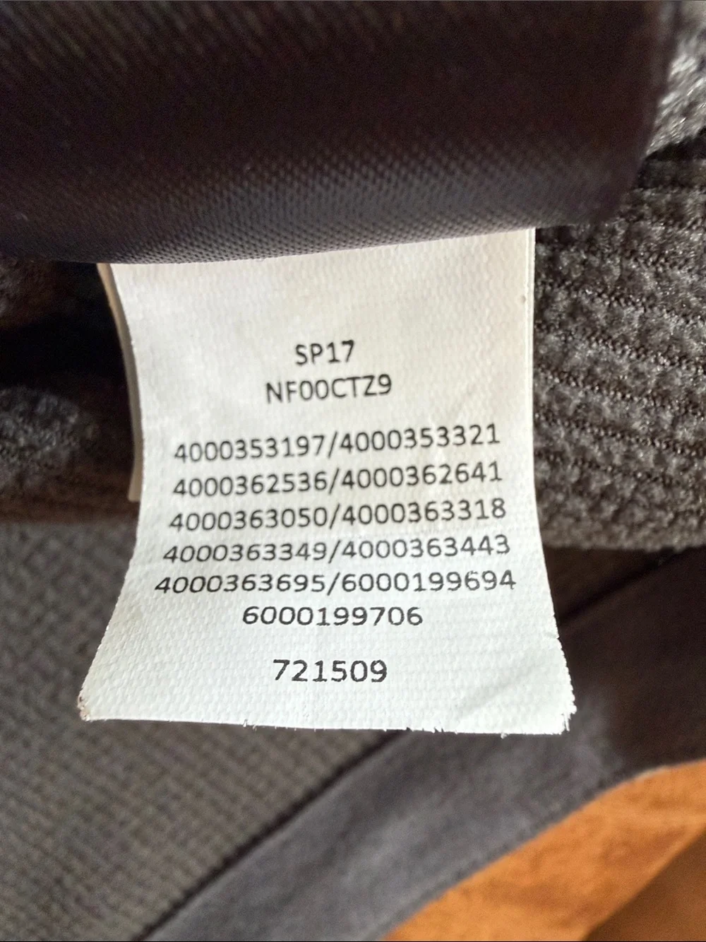 The North Face Men’s WindWall Full Zip Softshell Vest Sz Medium Light Grey Black